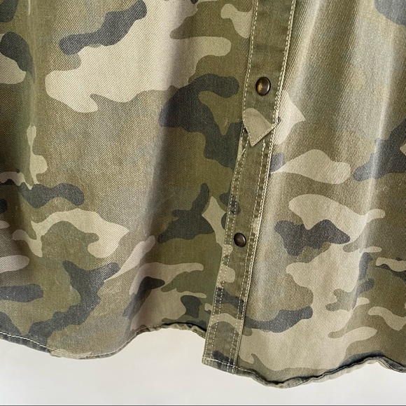 Zara Lightweight Camo Military Jacket 13-14 - Picture 4 of 9